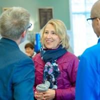 three people talk about the panel